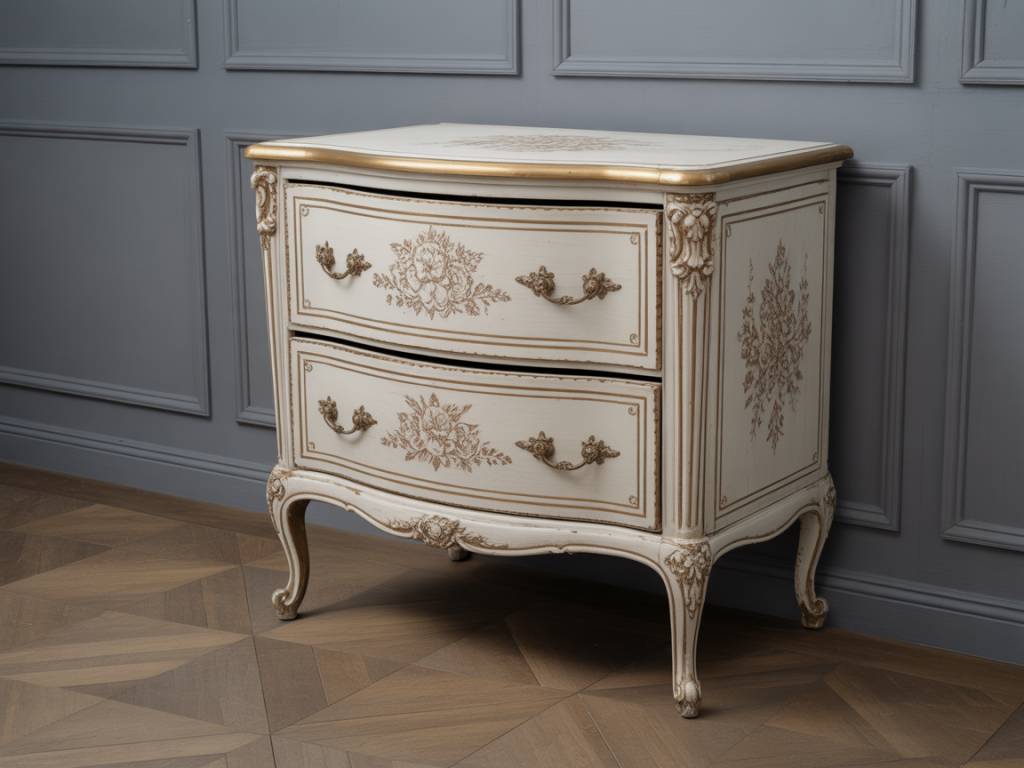 Analyse des techniques de restauration des commodes estampillées